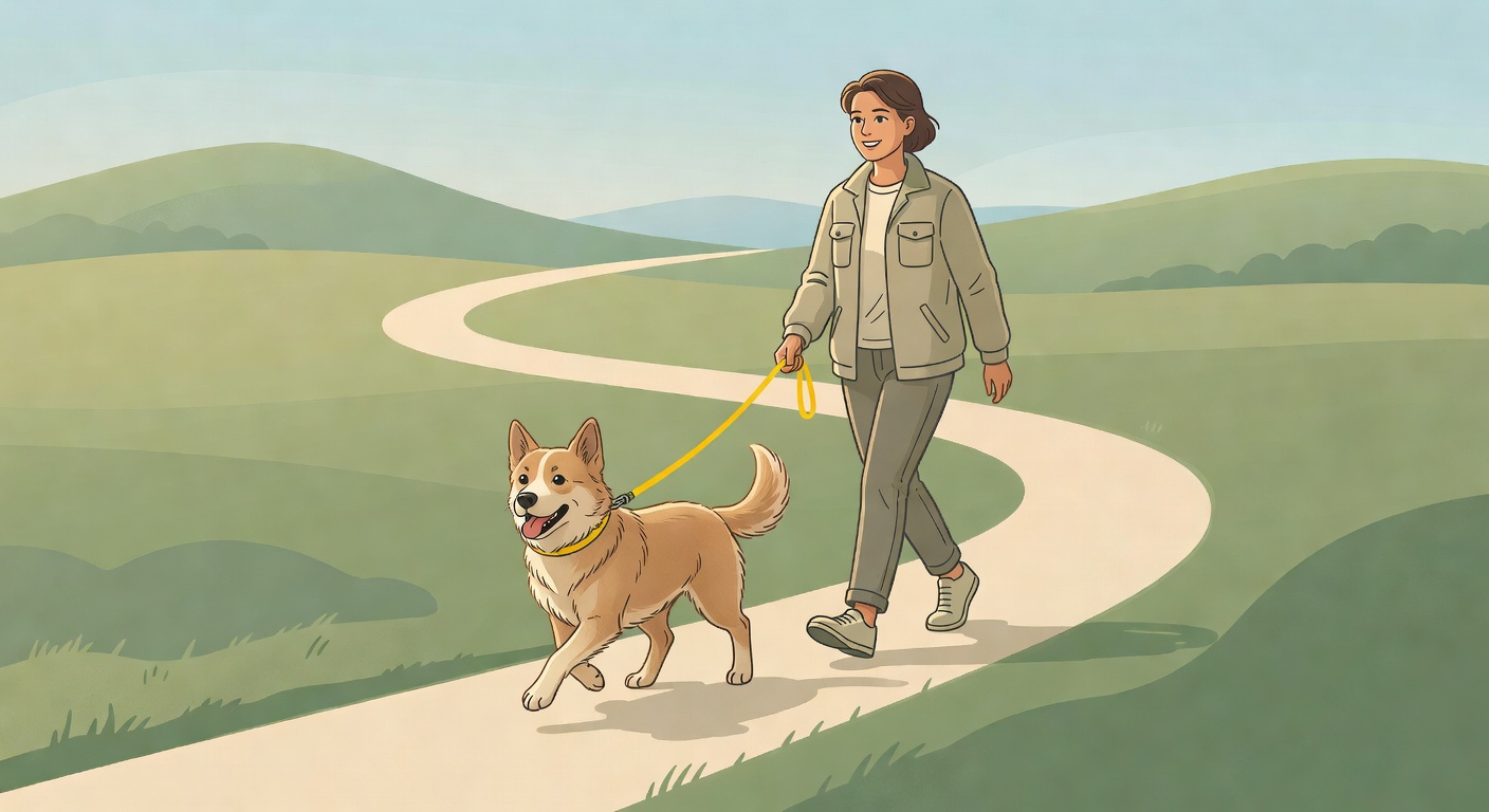 愛犬とのお散歩